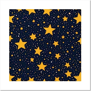 A starry sky pattern Posters and Art